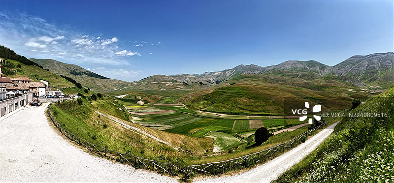 从诺尔恰卡斯泰卢乔看到的“失落之地”的180度全景图片素材