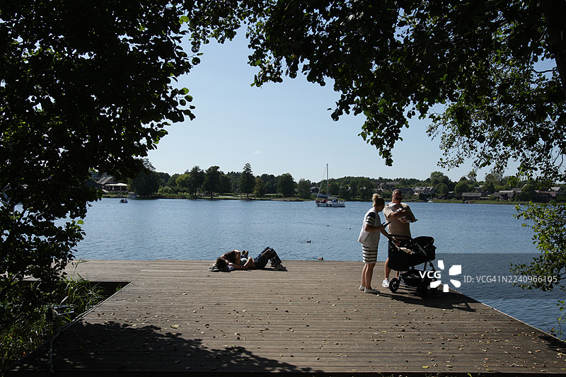 立陶宛特拉凯的日常生活图片素材