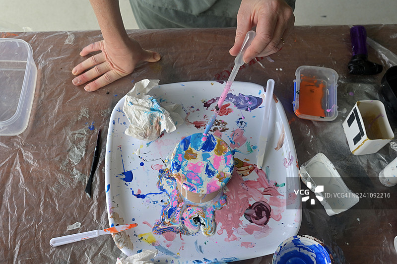 荷兰倒置绘画艺术家女性作品图片素材