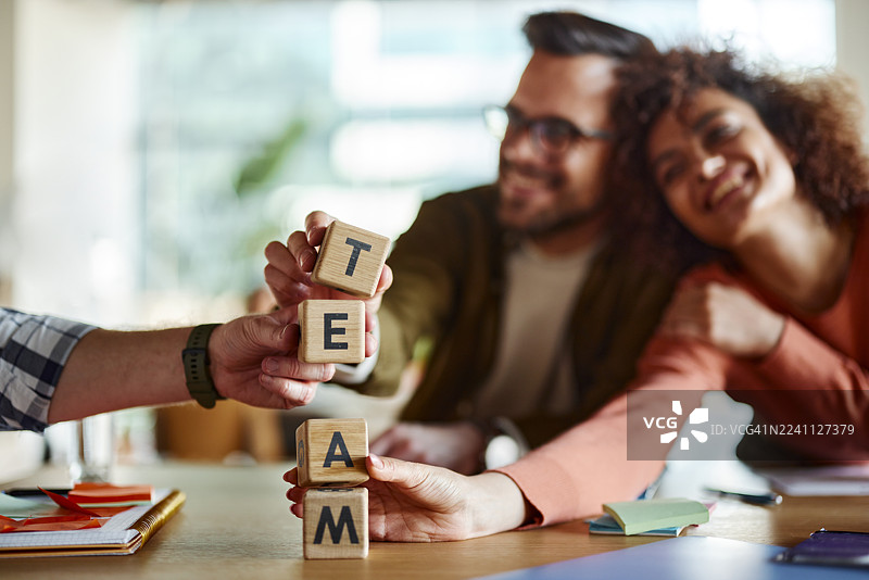 我们共事的人组成了一个团队！图片素材