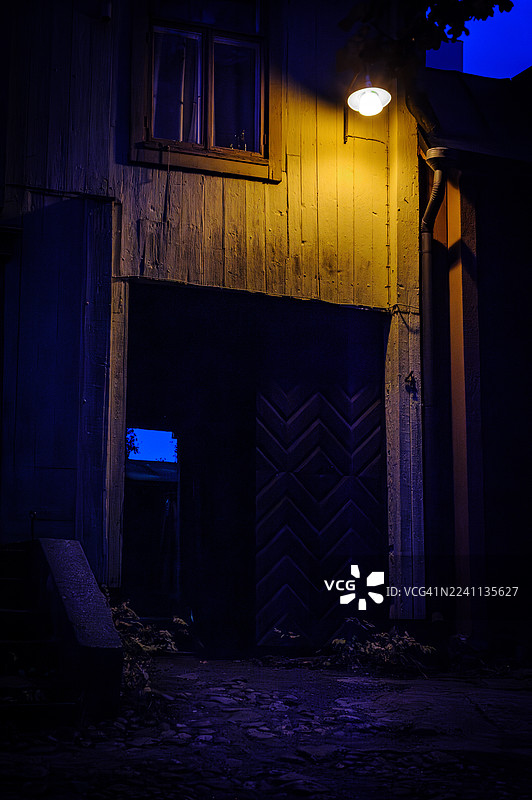 十月傍晚的波尔沃图片素材