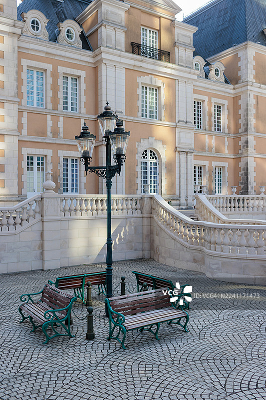 东京惠比寿的经典建筑图片素材