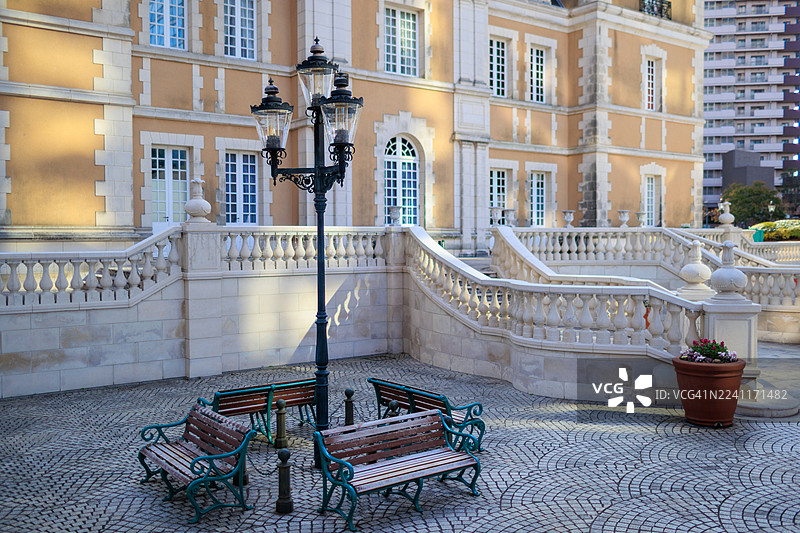 东京惠比寿的经典建筑图片素材