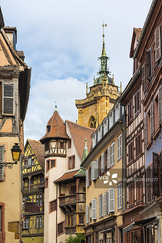 法国科尔马的历史中心图片素材