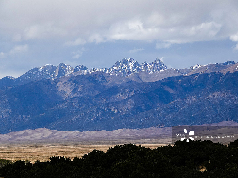 科罗拉多州圣克里斯托山脉与大沙丘国家公园图片素材