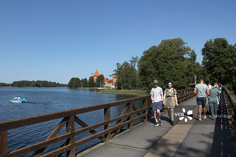 立陶宛特拉凯的日常生活图片素材