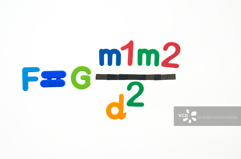 牛顿万有引力定律图片素材