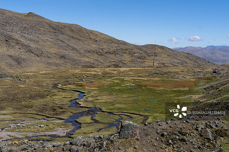 秘鲁奥桑加特山脉地区图片素材