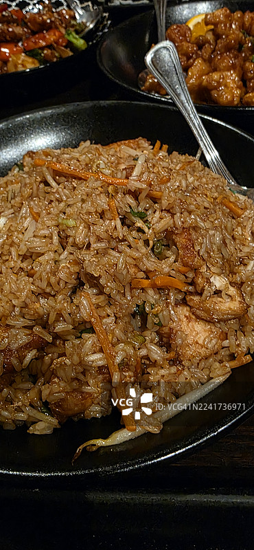 蔬菜炒饭图片素材