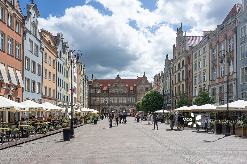 波兰格但斯克长广场景观图片素材