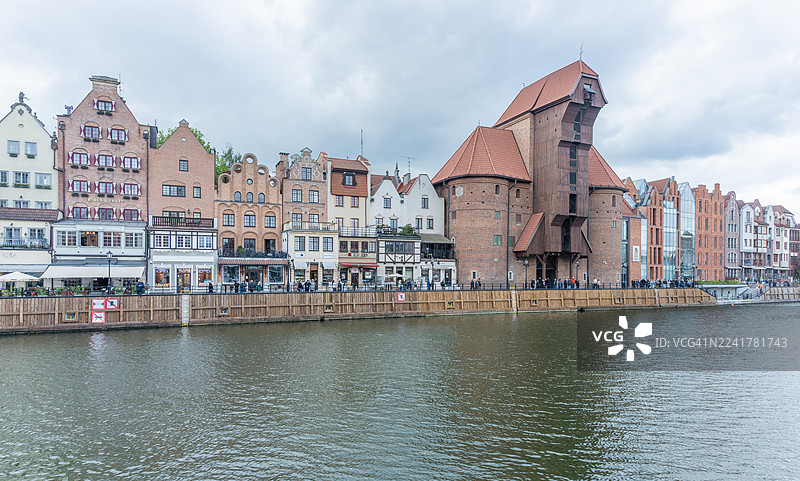 波兰格但斯克起重机图片素材