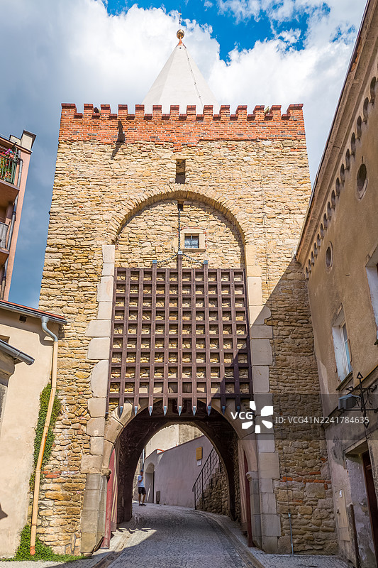 一座坚固的城门图片素材