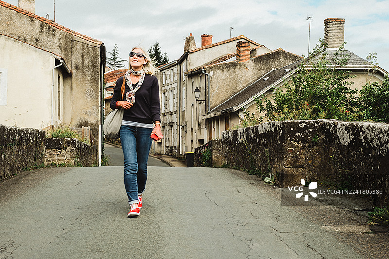 法国新阿基坦大区帕特奈老城图片素材