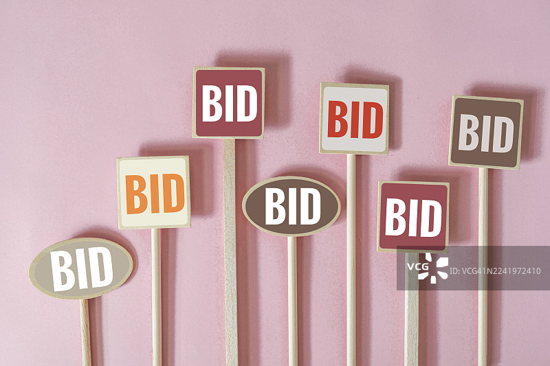 拍卖竞价标志图片素材