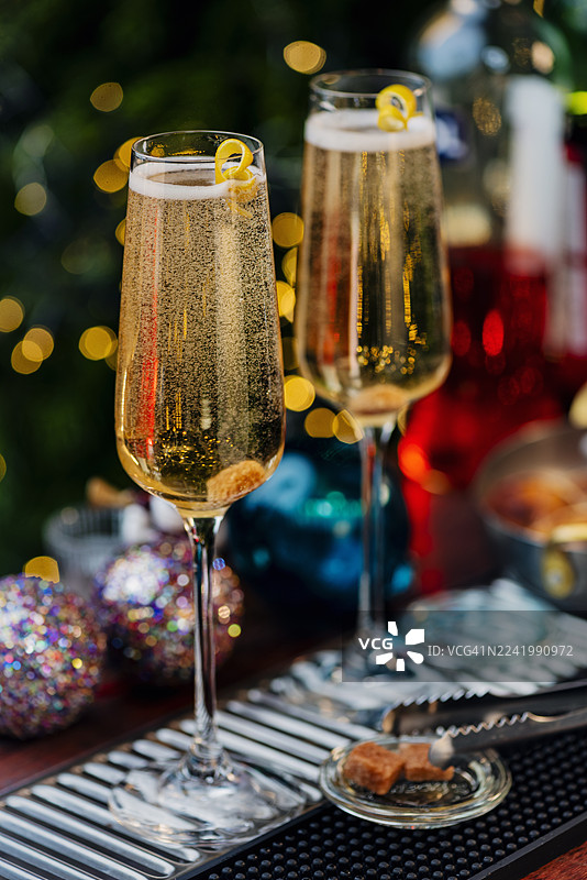 香槟鸡尾酒图片素材