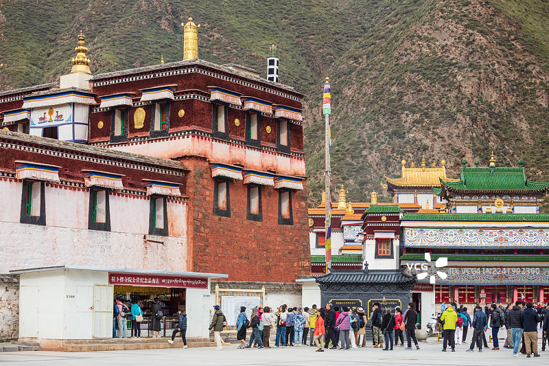 拉卜楞寺图片素材