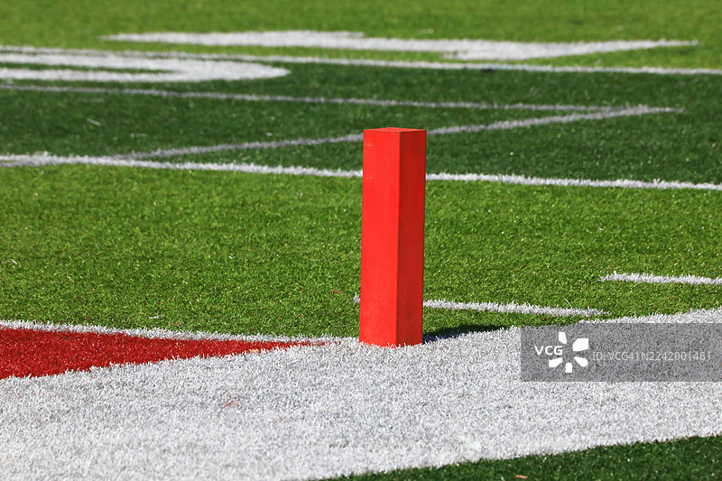 足球场上的界标图片素材