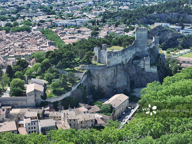 法国博凯尔中世纪防御城堡图片素材