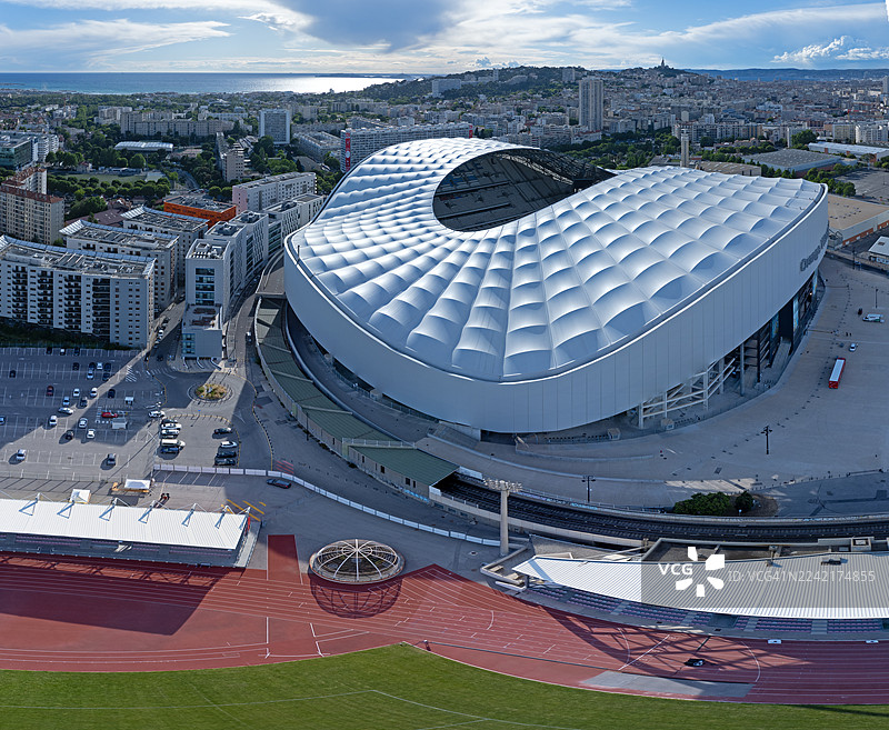 法国马赛市韦洛德罗姆球场附近图片素材