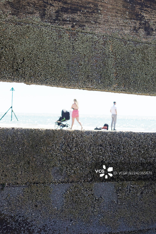 海滩景象图片素材