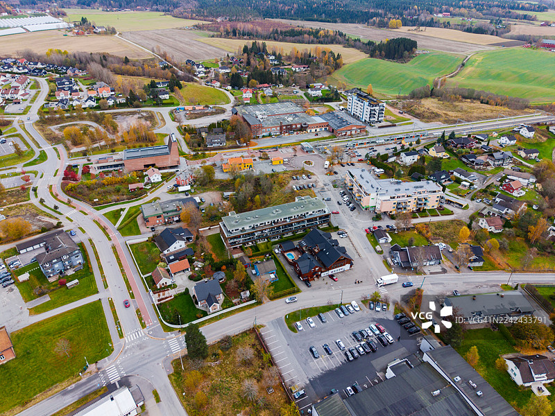 斯皮克斯塔 - 挪威阿斯克尔市镇的一个定居点图片素材