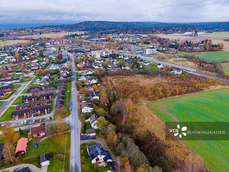 斯皮克斯塔 - 挪威阿斯克尔市镇的一个定居点图片素材