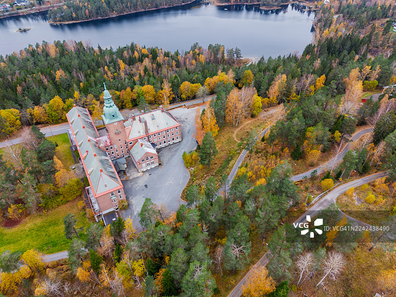 挪威阿斯克尔市的瓦尔达森肺结核疗养院图片素材