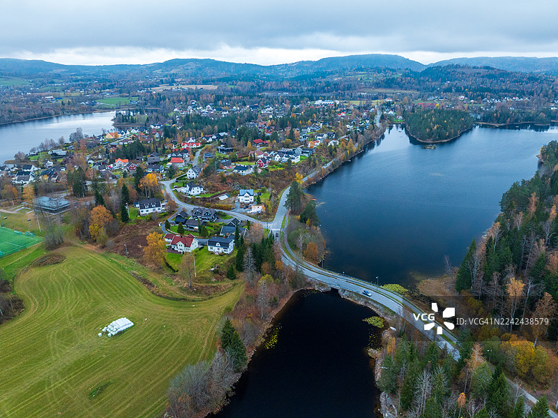 挪威阿斯克市的迪克马克图片素材