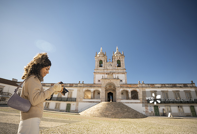纳扎雷圣母朝圣地的旅游活动图片素材