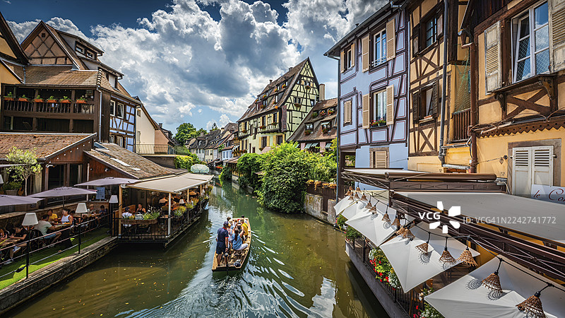 科尔马，阿尔萨斯，法国图片素材