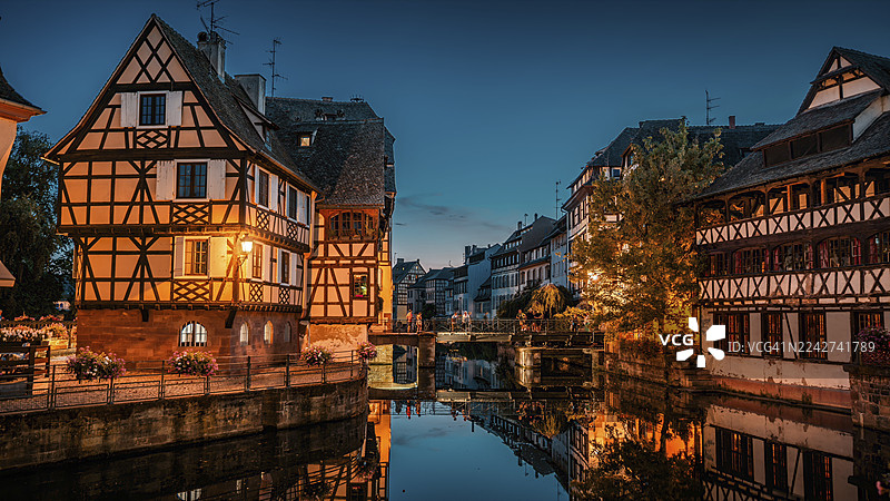 法国，阿尔萨斯，斯特拉斯堡图片素材