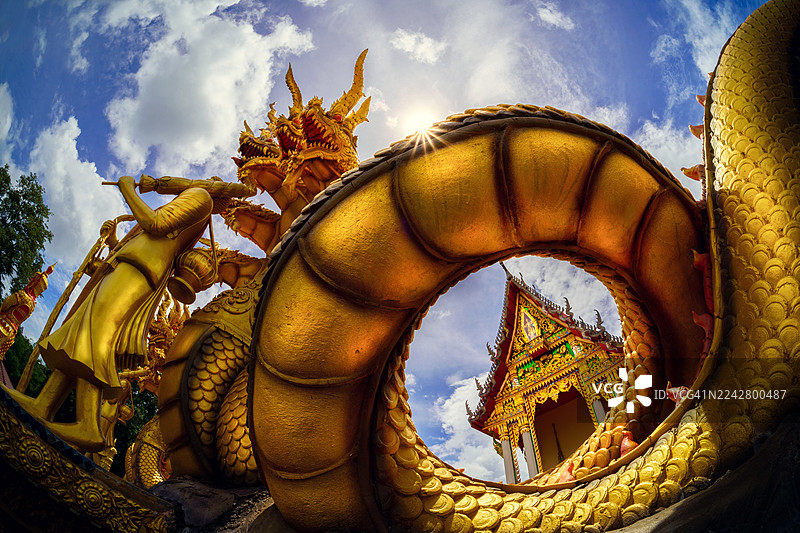 泰国素攀武里府王康寺图片素材