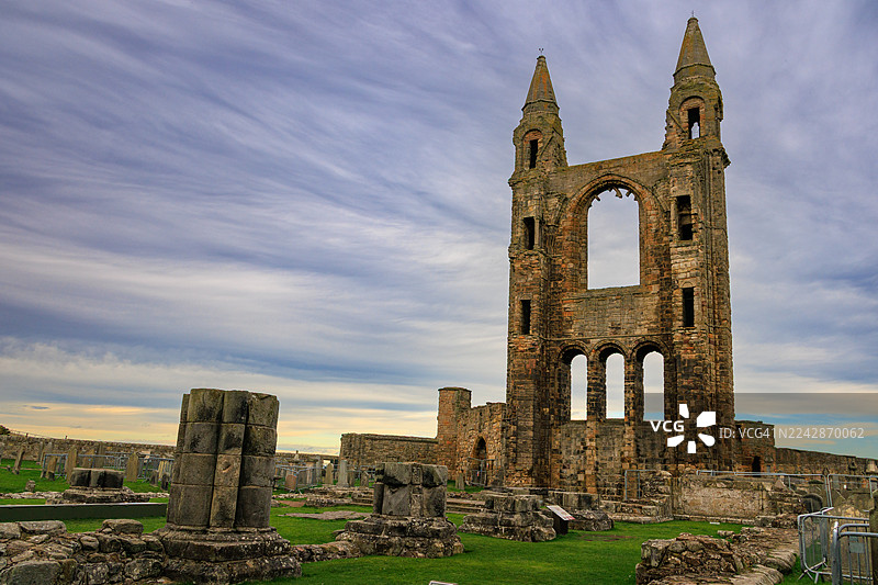 圣安德鲁斯大教堂遗址图片素材