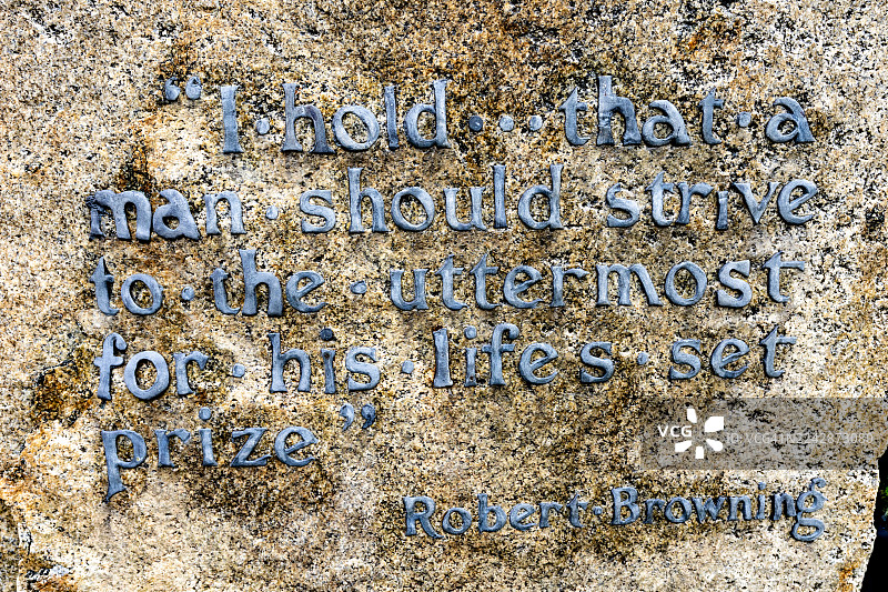 南极探险家欧内斯特·沙克尔顿的墓地图片素材