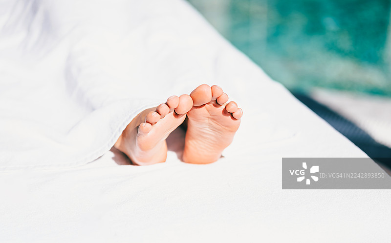 健康足部休息概念图片素材
