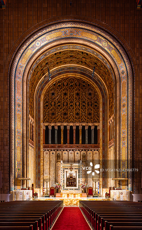 伊曼纽埃尔神庙的圣柜和诵经台图片素材