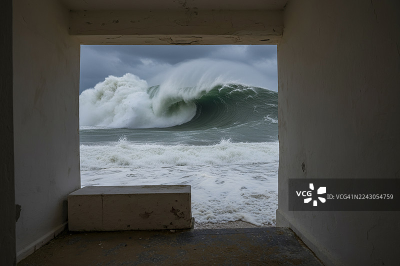 黑海的咆哮——基利奥斯海浪图片素材