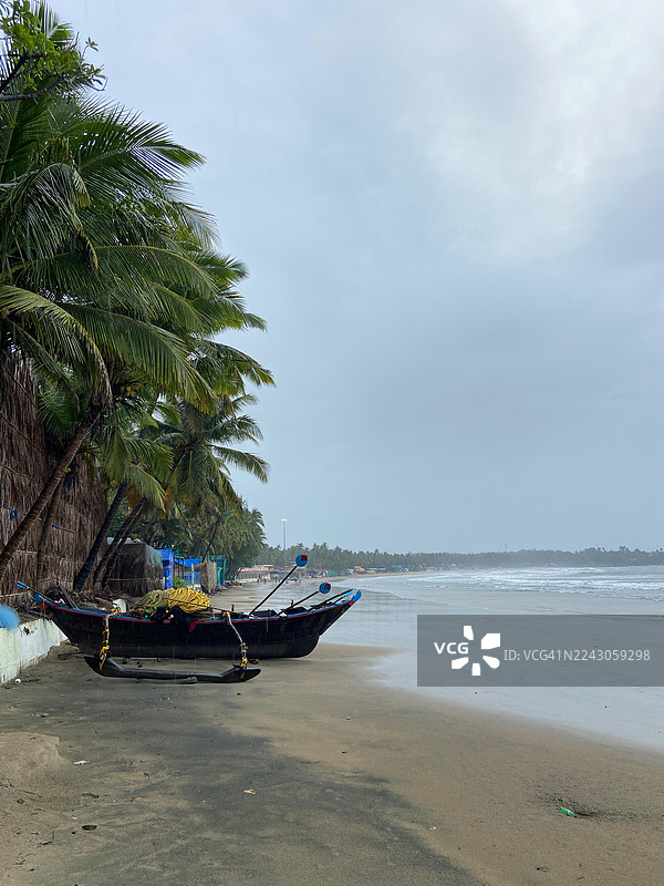 南果阿帕特南宁静的海滩。图片素材