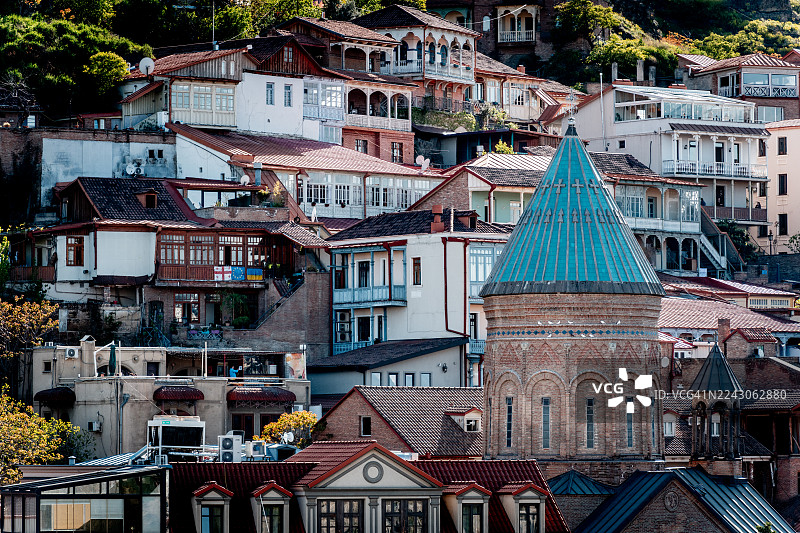 第比利斯老城区。图片素材