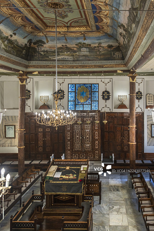 伊斯坦布尔延波尔犹太会堂的信仰低语图片素材