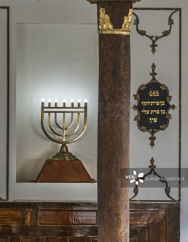 伊斯坦布尔亚博尔犹太会堂的信仰低语图片素材