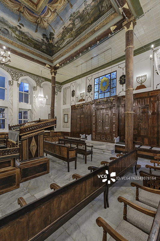 土耳其伊斯坦布尔延波尔犹太会堂的信仰低语图片素材
