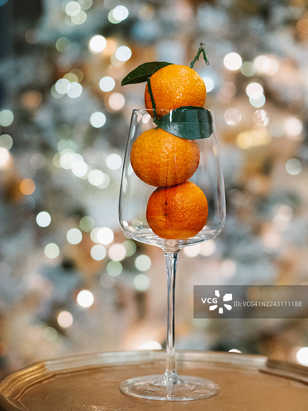 圣诞橘子图片素材