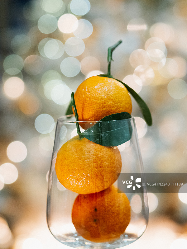 圣诞小柑橘图片素材