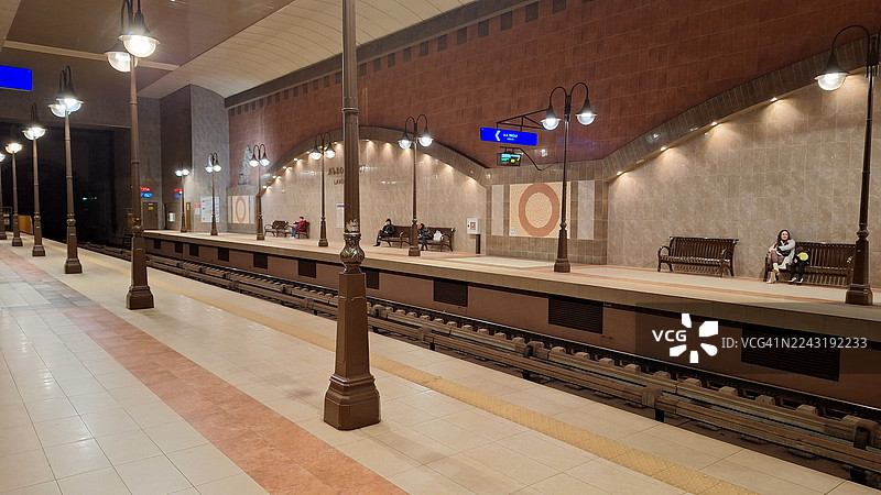 保加利亚索菲亚的狮子桥（Lavov Most）地铁站台图片素材