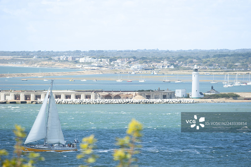 英国海岸线图片素材