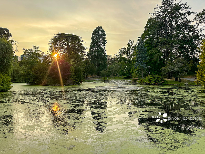 维多利亚的灯塔山公园图片素材