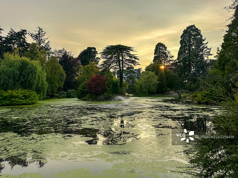 维多利亚的灯塔山公园图片素材