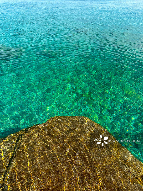 安大略省布鲁斯半岛的湖景图片素材