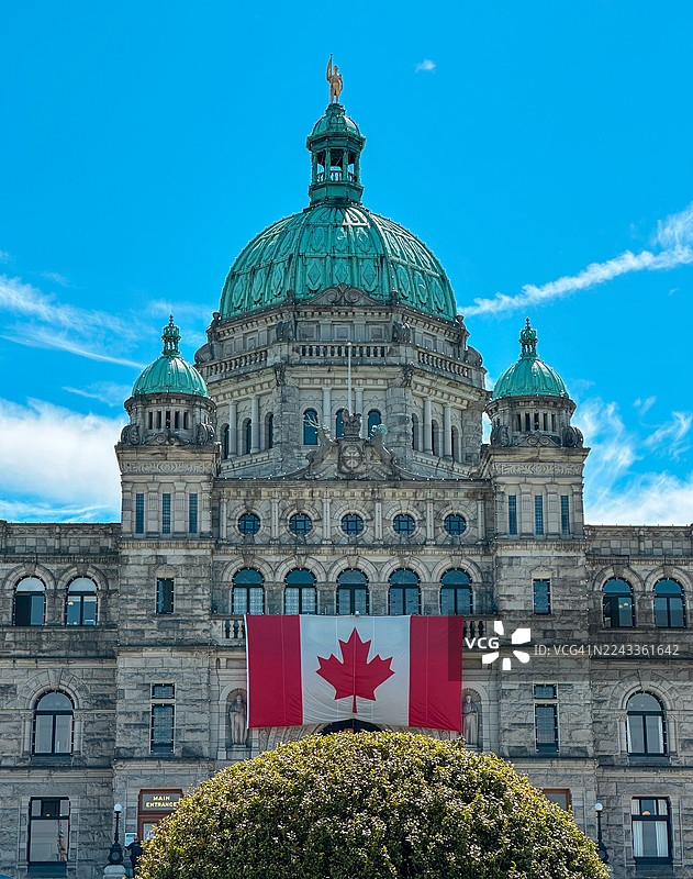 加拿大不列颠哥伦比亚省议会大厦，又称立法大楼图片素材